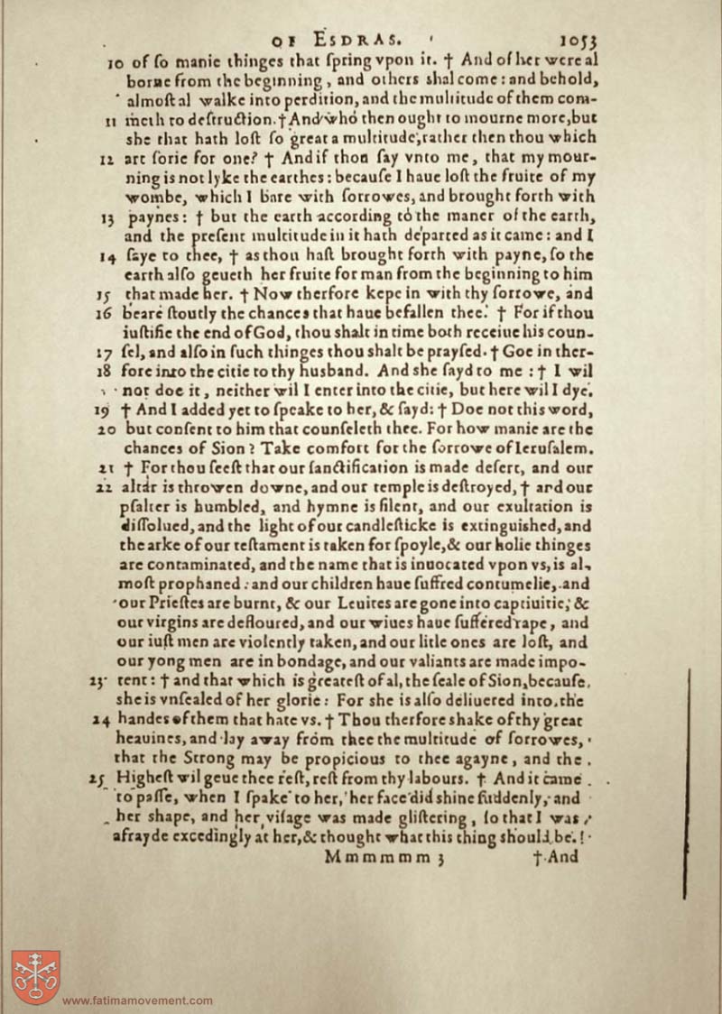 Original Douay Rheims Catholic Bible scan 2192