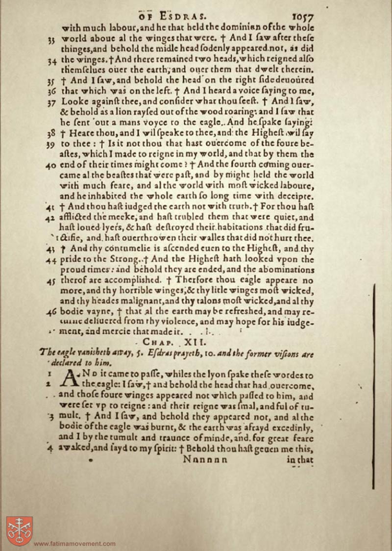 Original Douay Rheims Catholic Bible scan 2196