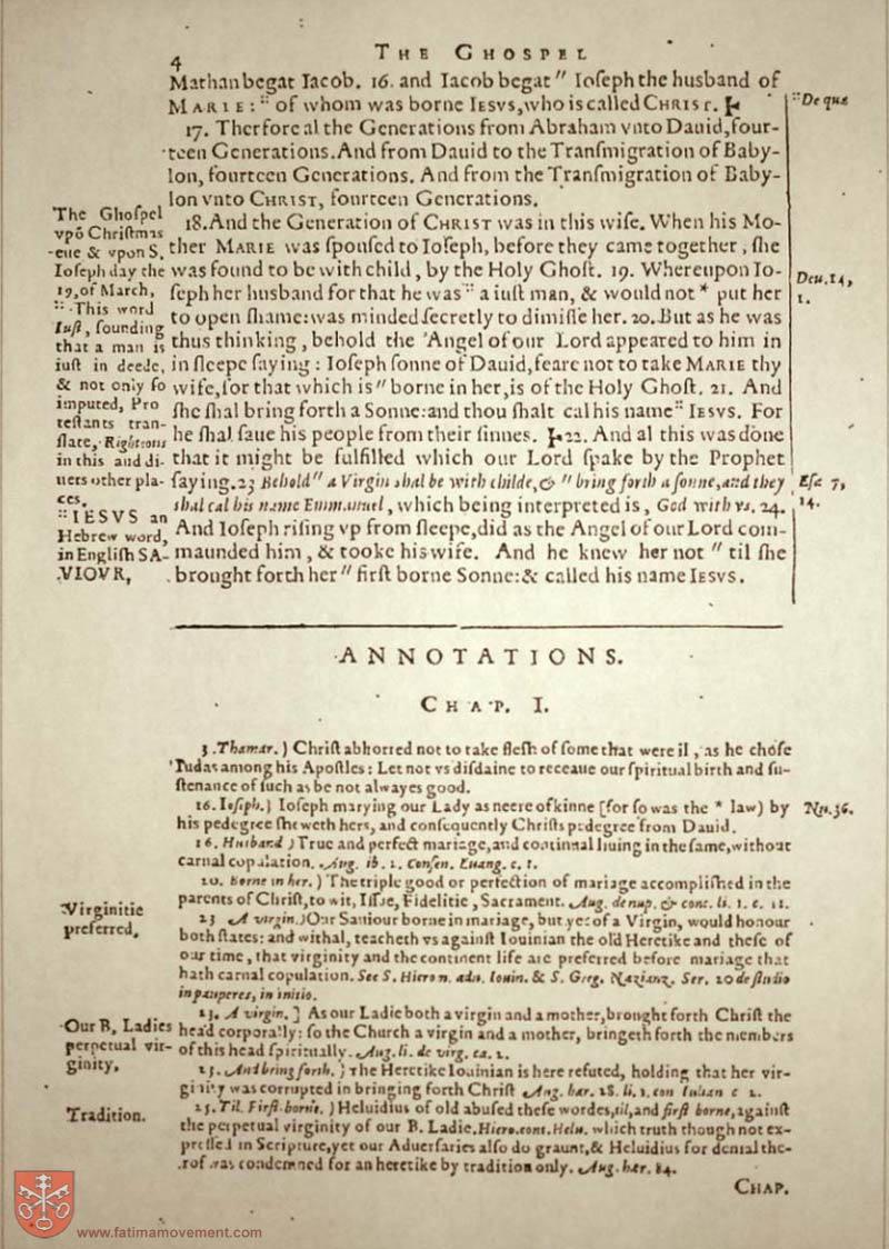 Original Douay Rheims Catholic Bible scan 0000