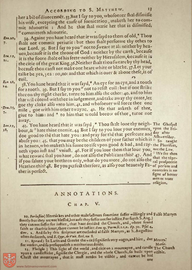 Original Douay Rheims Catholic Bible scan 2301