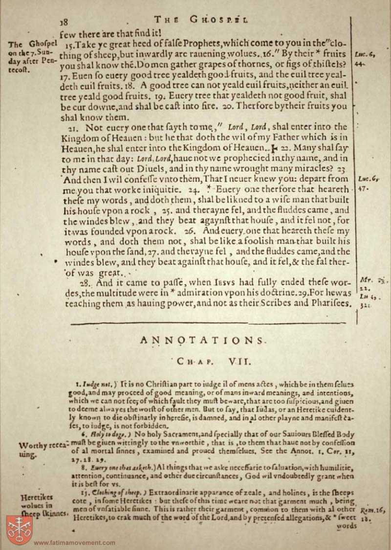 Original Douay Rheims Catholic Bible scan 2306