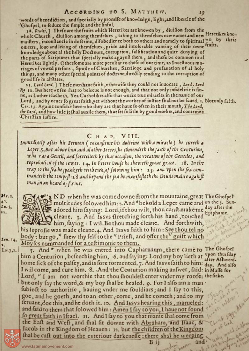 Original Douay Rheims Catholic Bible scan 2307