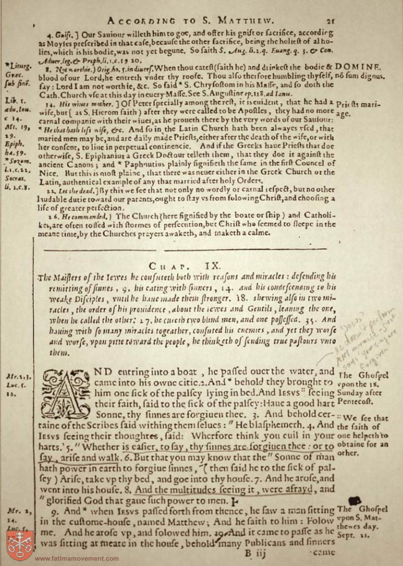 Original Douay Rheims Catholic Bible scan 2309