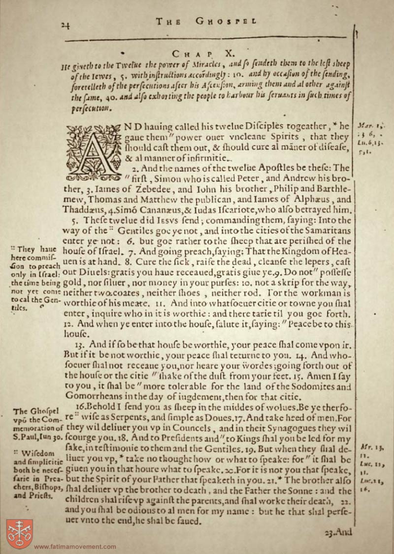 Original Douay Rheims Catholic Bible scan 2312