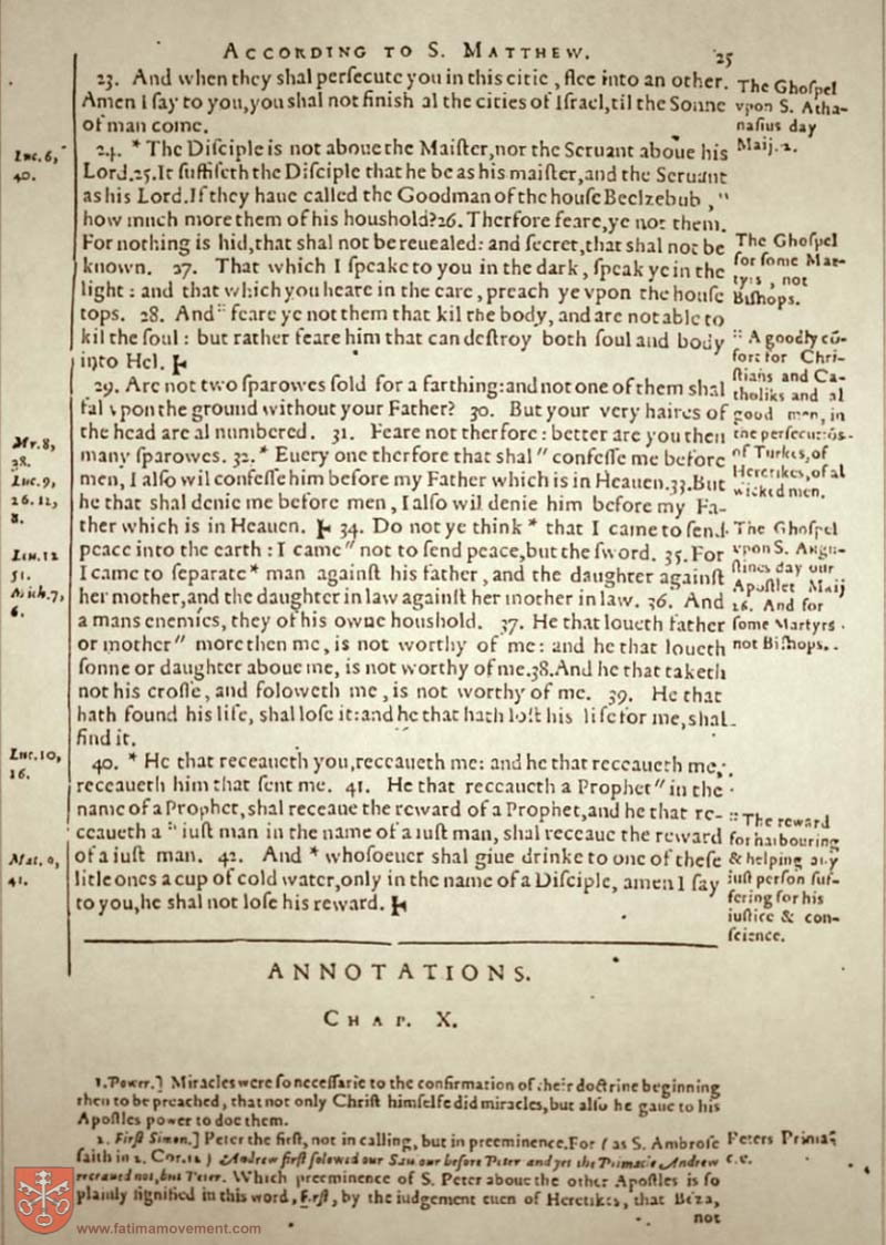 Original Douay Rheims Catholic Bible scan 2313