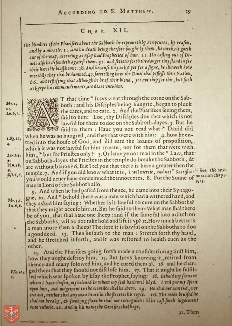 Original Douay Rheims Catholic Bible scan 2317