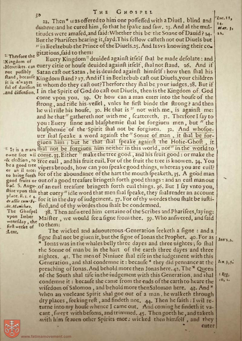 Original Douay Rheims Catholic Bible scan 2318