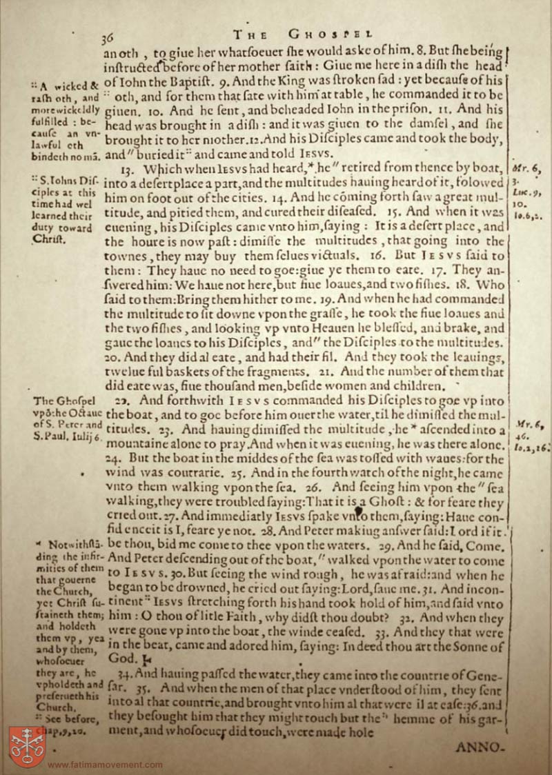 Original Douay Rheims Catholic Bible scan 2324