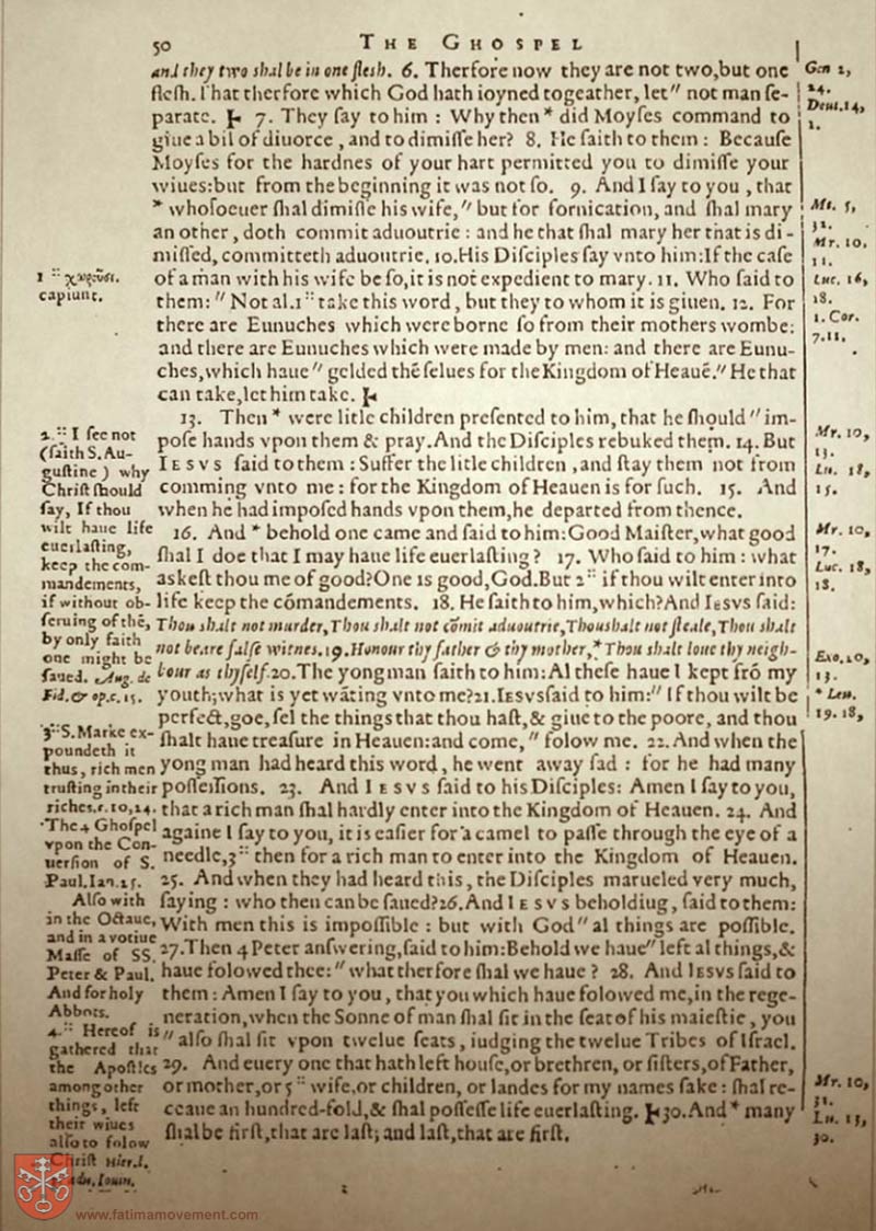 Original Douay Rheims Catholic Bible scan 2338