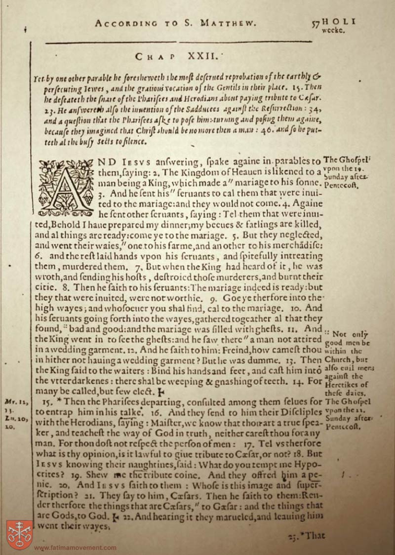 Original Douay Rheims Catholic Bible scan 2345