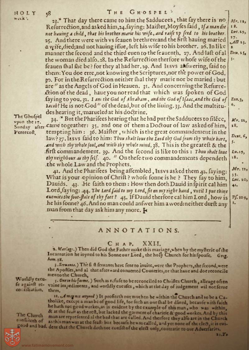 Original Douay Rheims Catholic Bible scan 2346