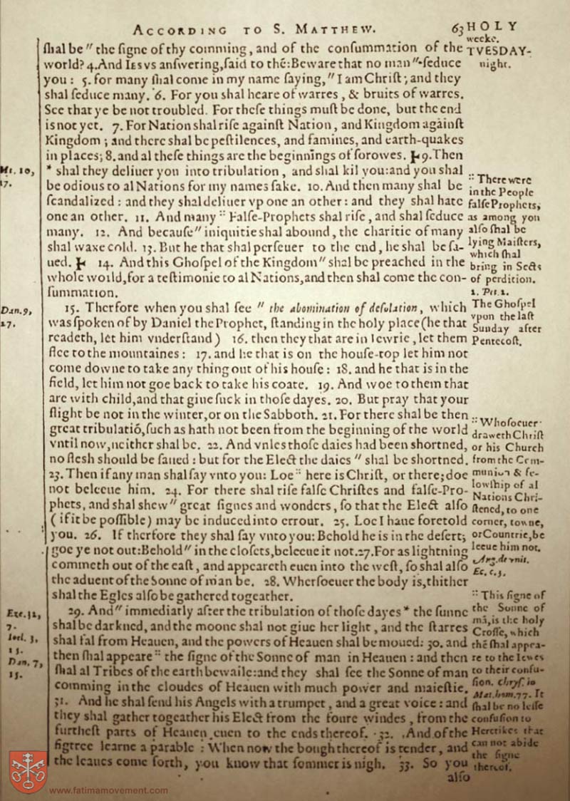 Original Douay Rheims Catholic Bible scan 2351