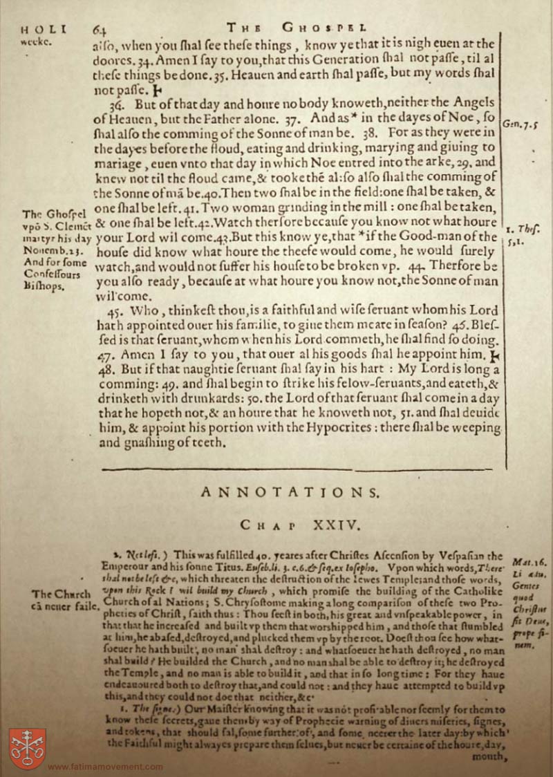 Original Douay Rheims Catholic Bible scan 2352