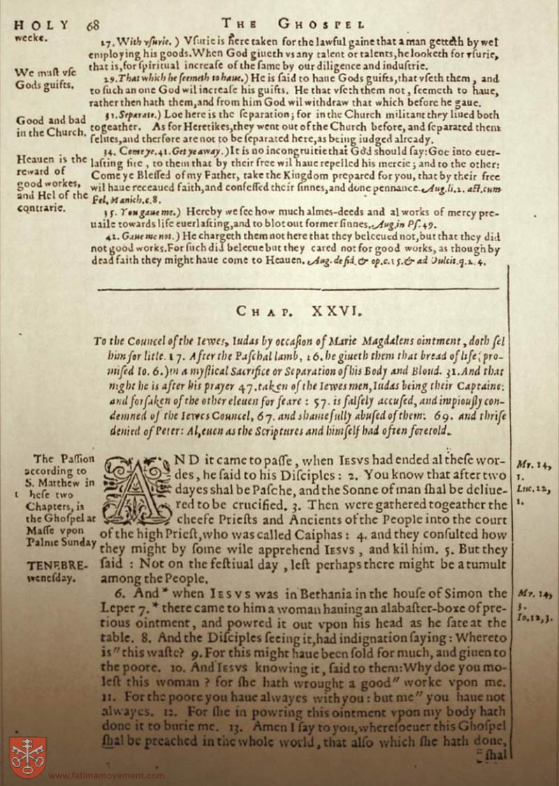 Original Douay Rheims Catholic Bible scan 2356
