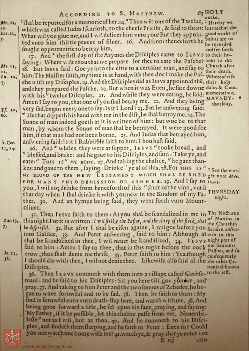 Original Douay Rheims Catholic Bible scan 2357