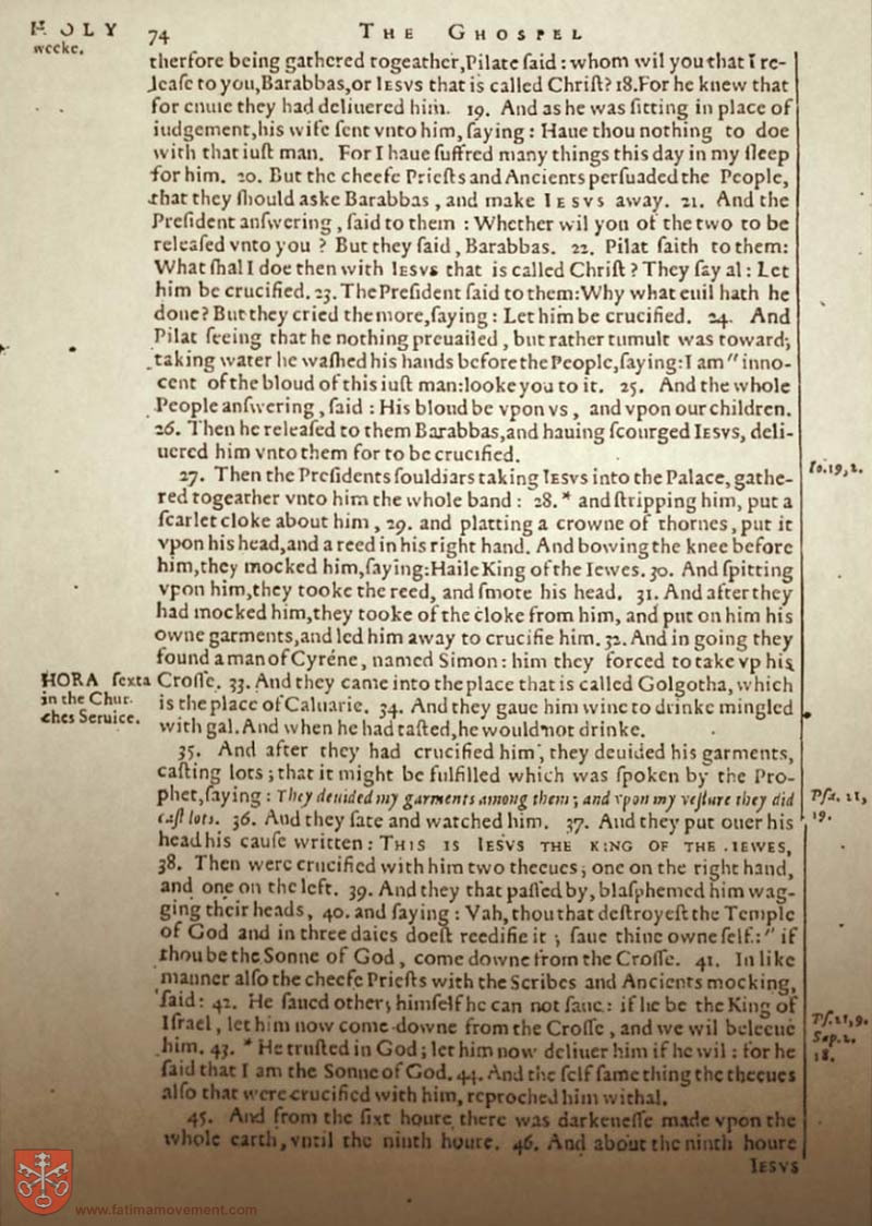Original Douay Rheims Catholic Bible scan 2362