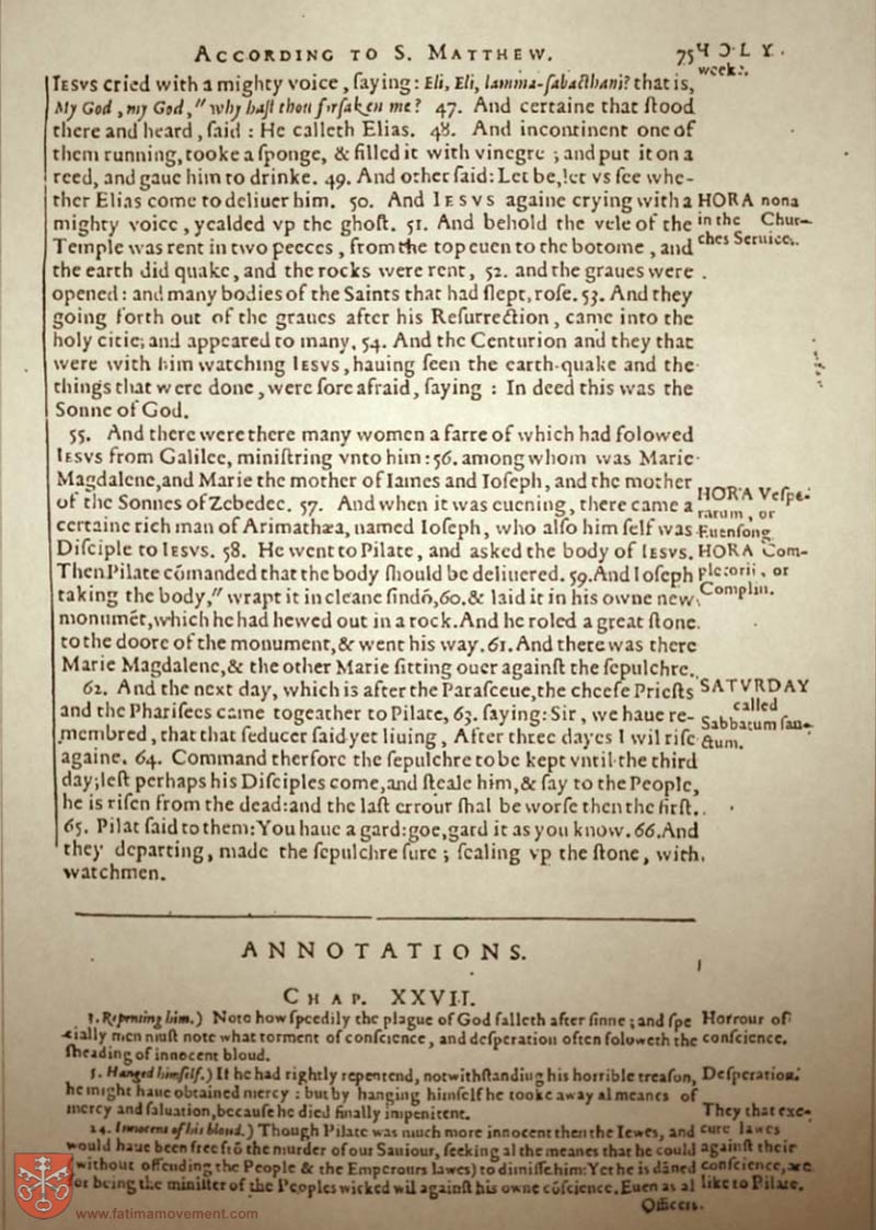 Original Douay Rheims Catholic Bible scan 2363