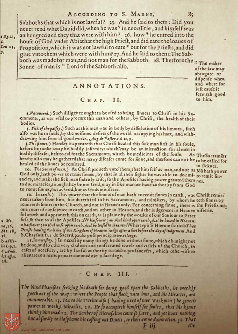 Original Douay Rheims Catholic Bible scan 2373