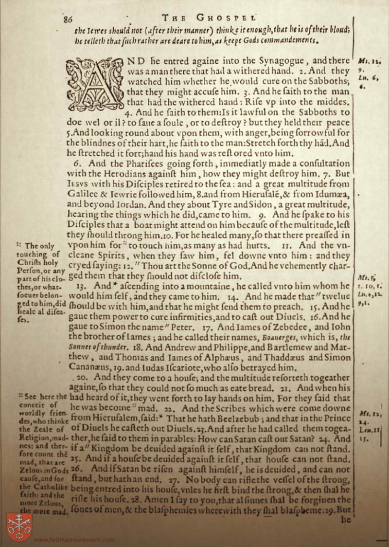 Original Douay Rheims Catholic Bible scan 2374