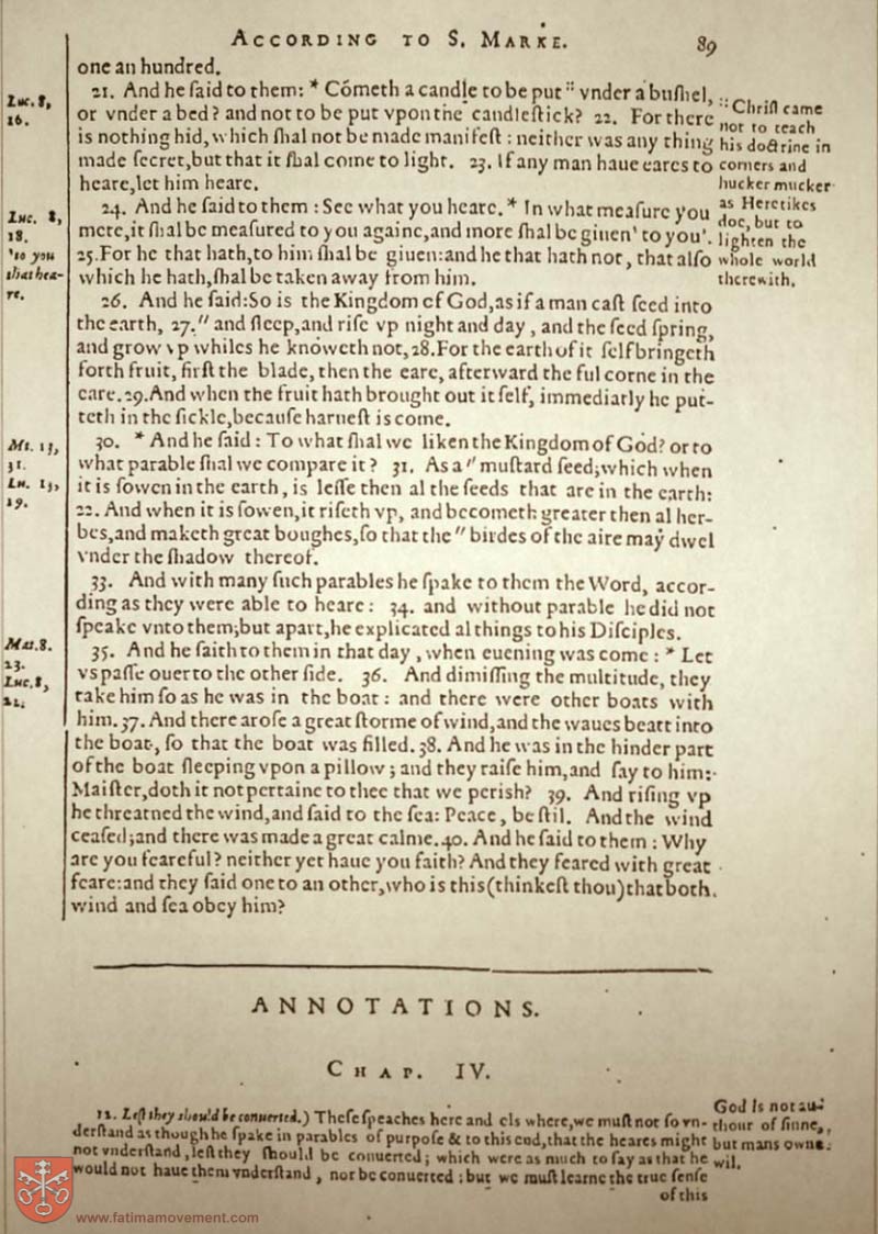 Original Douay Rheims Catholic Bible scan 2377