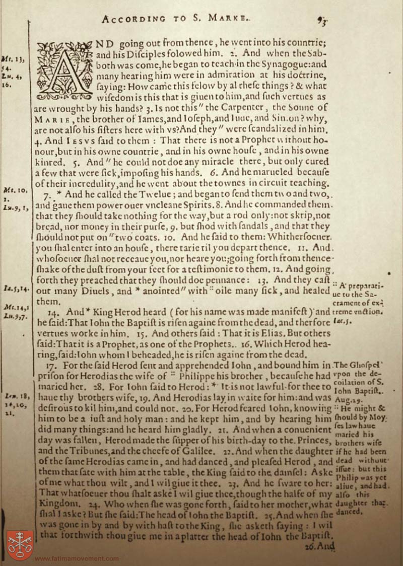 Original Douay Rheims Catholic Bible scan 2381