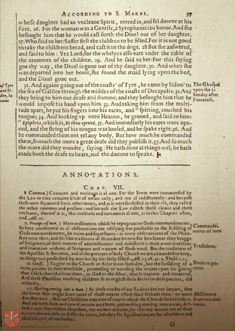 Original Douay Rheims Catholic Bible scan 2385