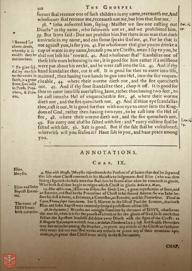 Original Douay Rheims Catholic Bible scan 2390