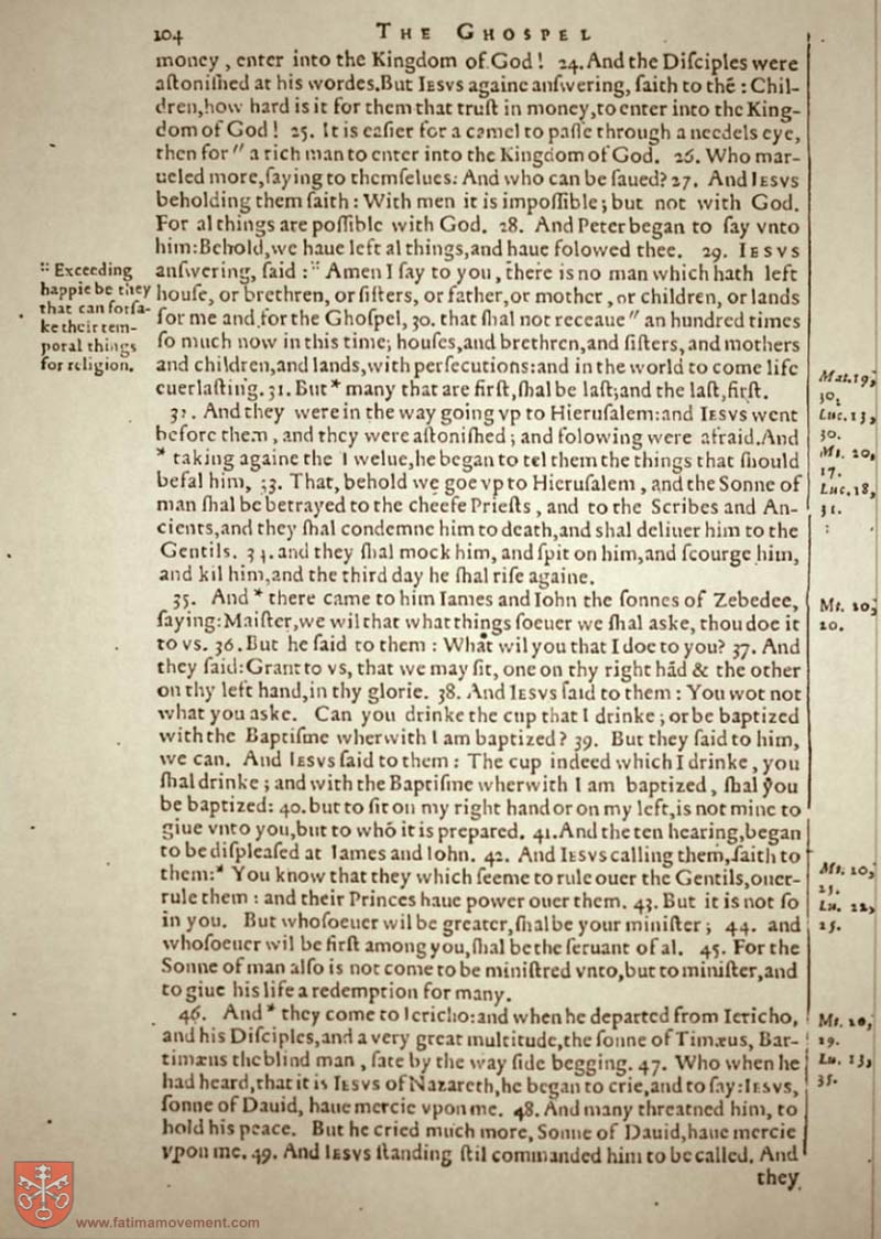 Original Douay Rheims Catholic Bible scan 2392