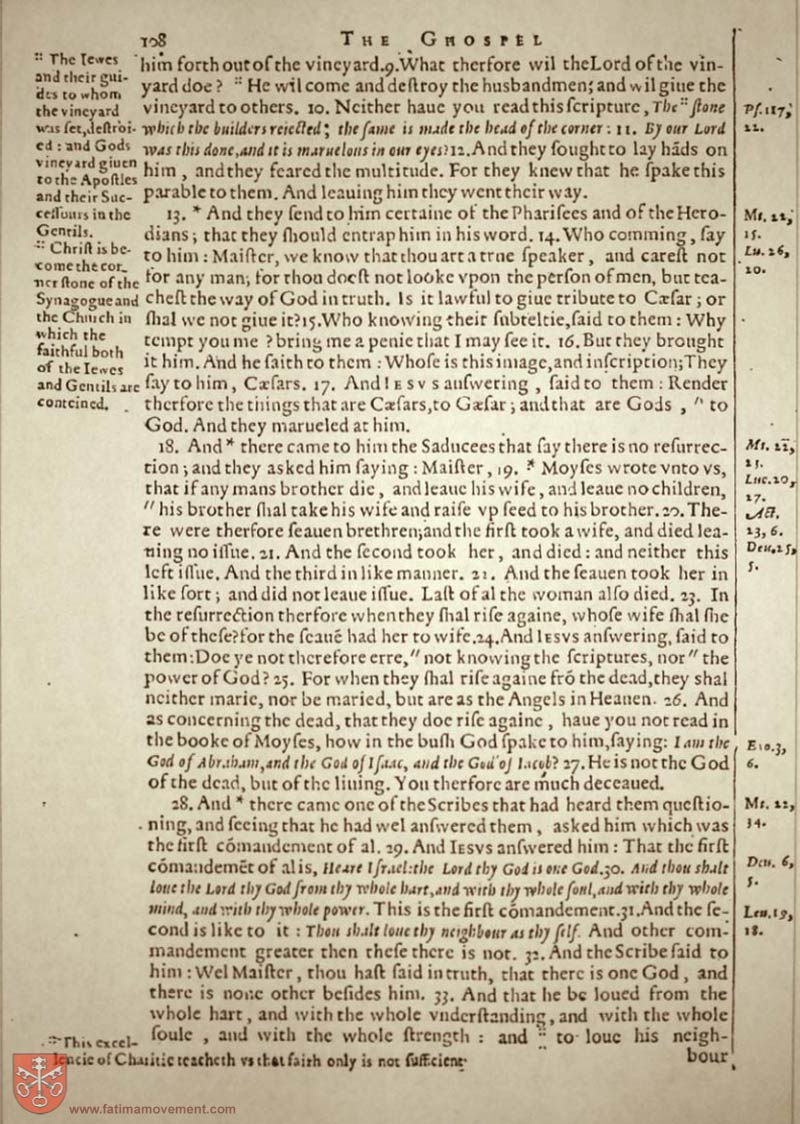 Original Douay Rheims Catholic Bible scan 2396