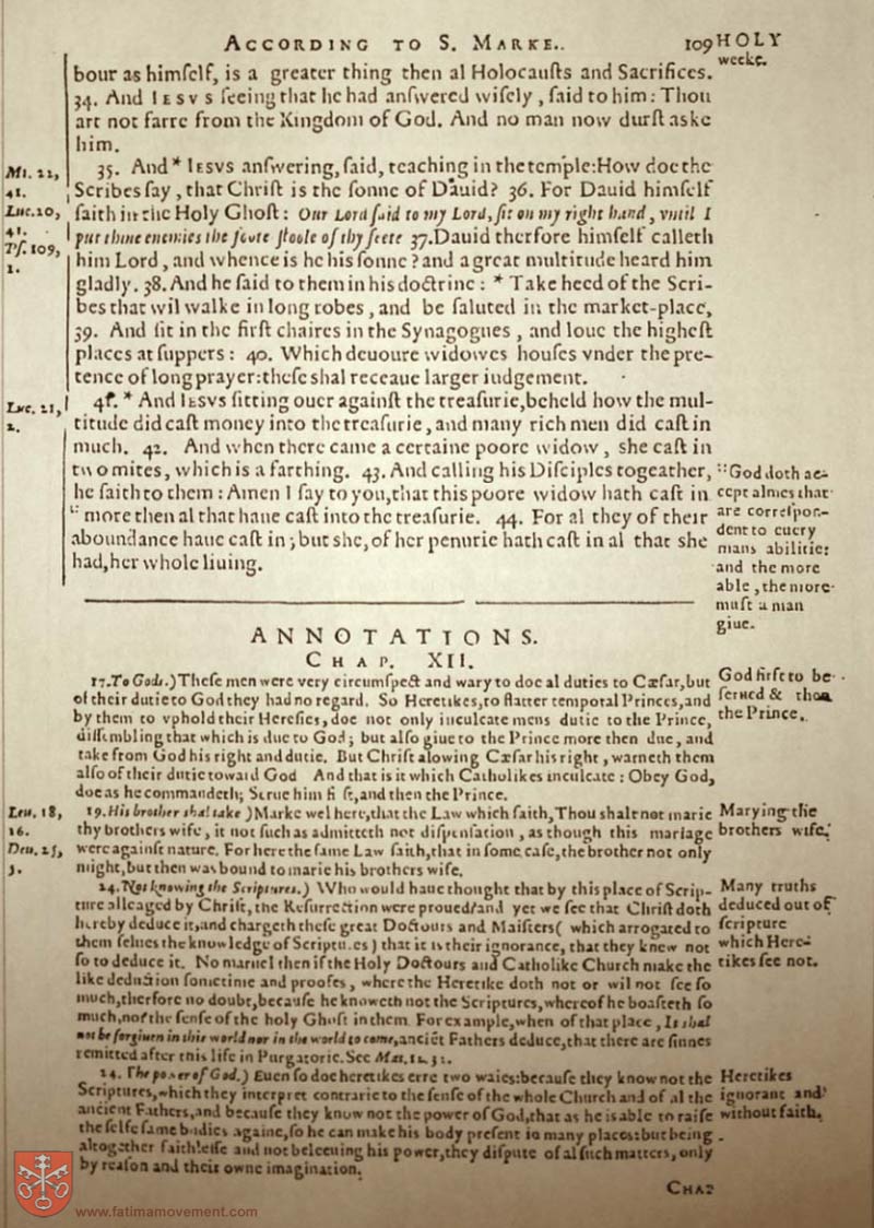 Original Douay Rheims Catholic Bible scan 2397