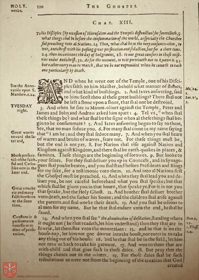Original Douay Rheims Catholic Bible scan 2398