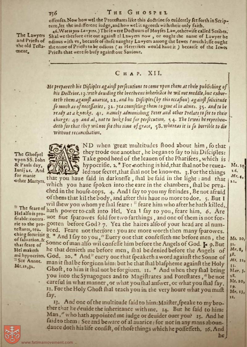 Original Douay Rheims Catholic Bible scan 2444