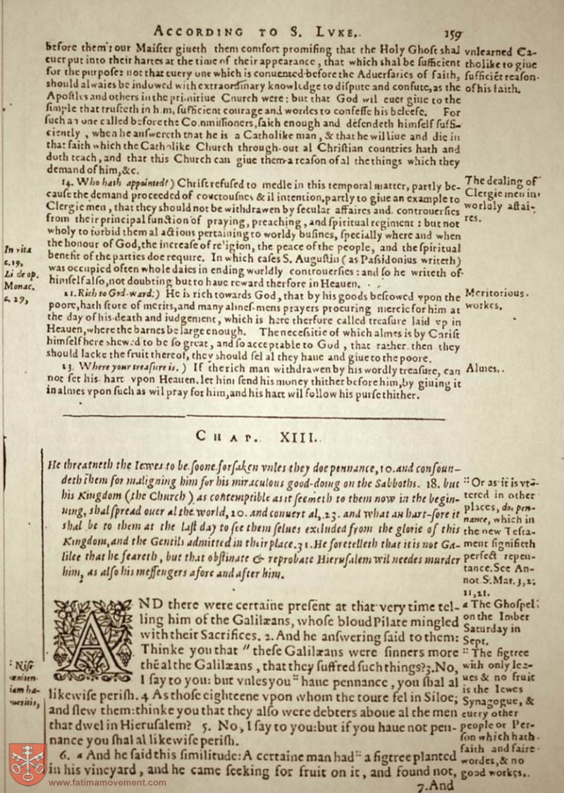 Original Douay Rheims Catholic Bible scan 2447