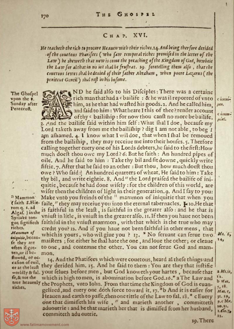 Original Douay Rheims Catholic Bible scan 2454