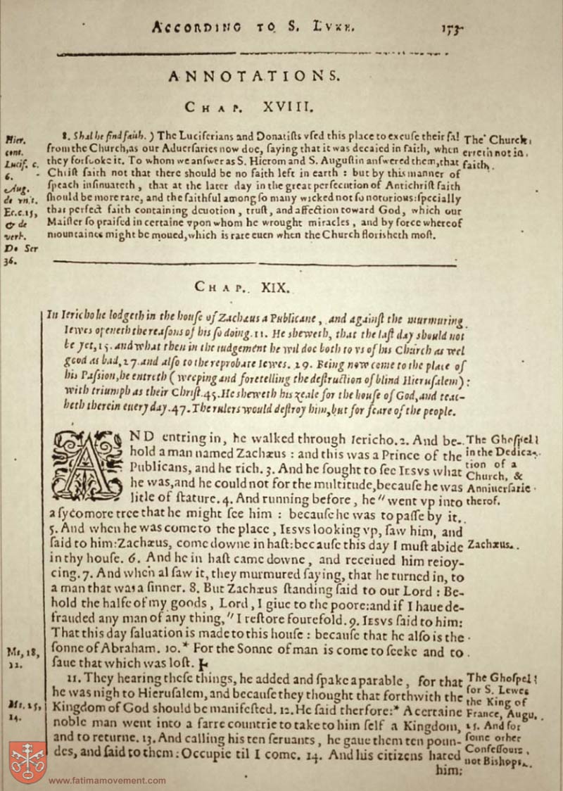 Original Douay Rheims Catholic Bible scan 2461