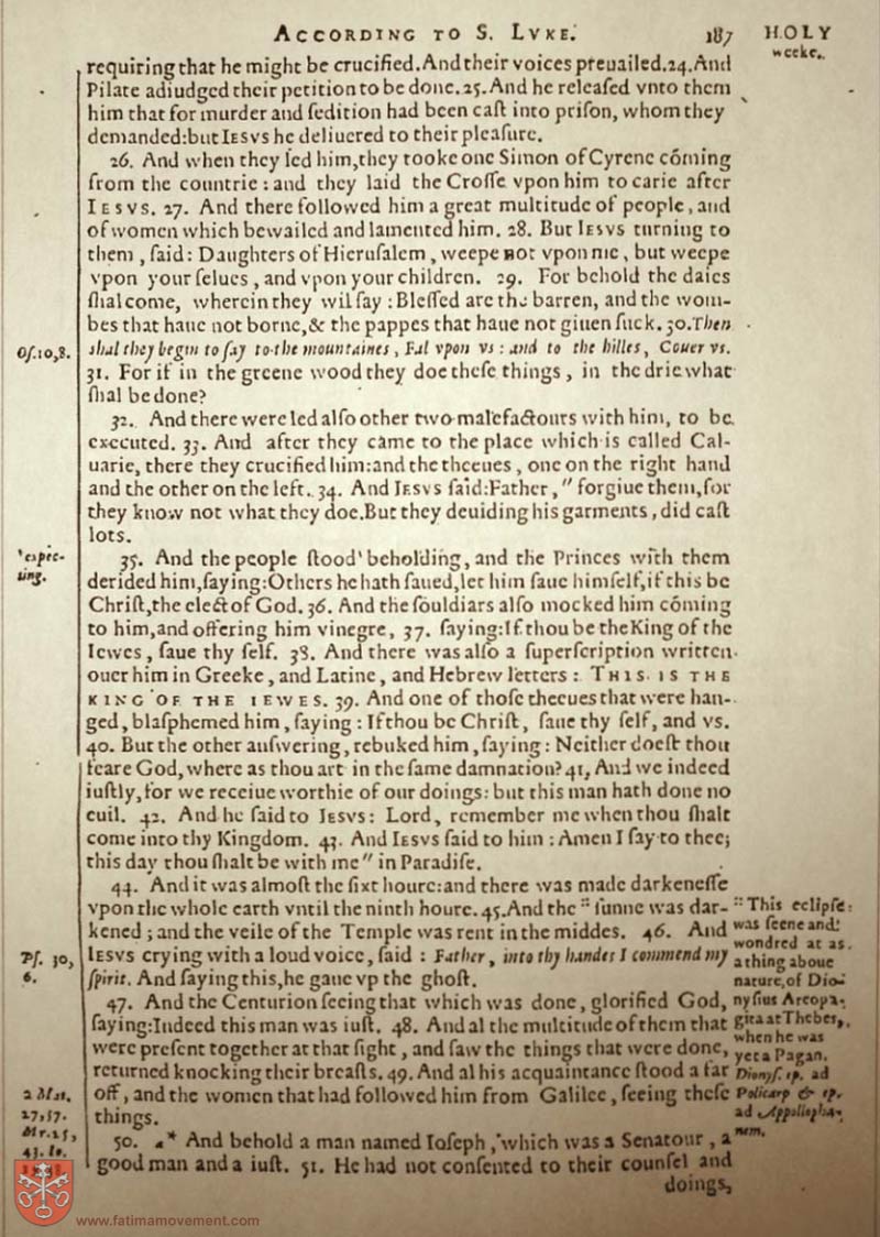 Original Douay Rheims Catholic Bible scan 2475