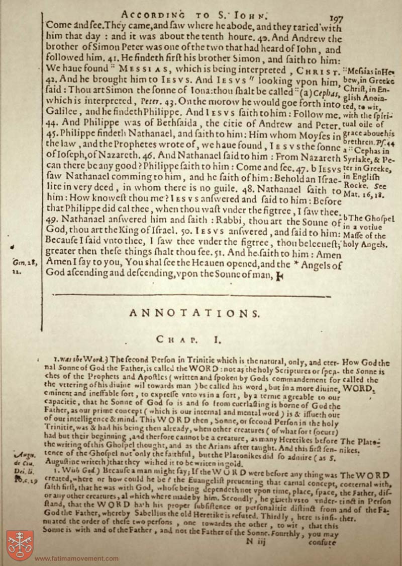 Original Douay Rheims Catholic Bible scan 0000