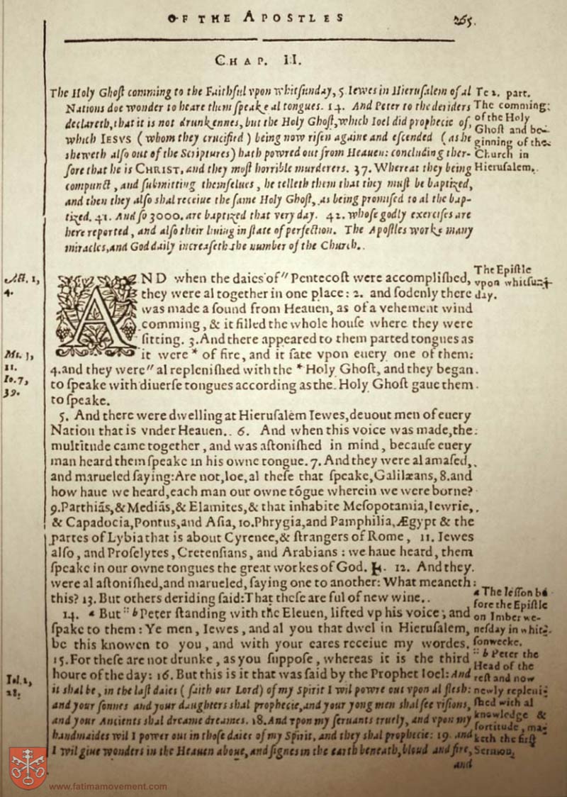 Original Douay Rheims Catholic Bible scan 2552