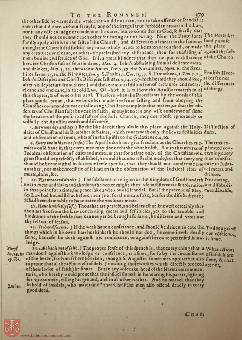 Original Douay Rheims Catholic Bible scan 2666