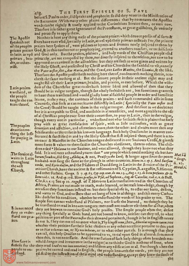 Original Douay Rheims Catholic Bible scan 0000
