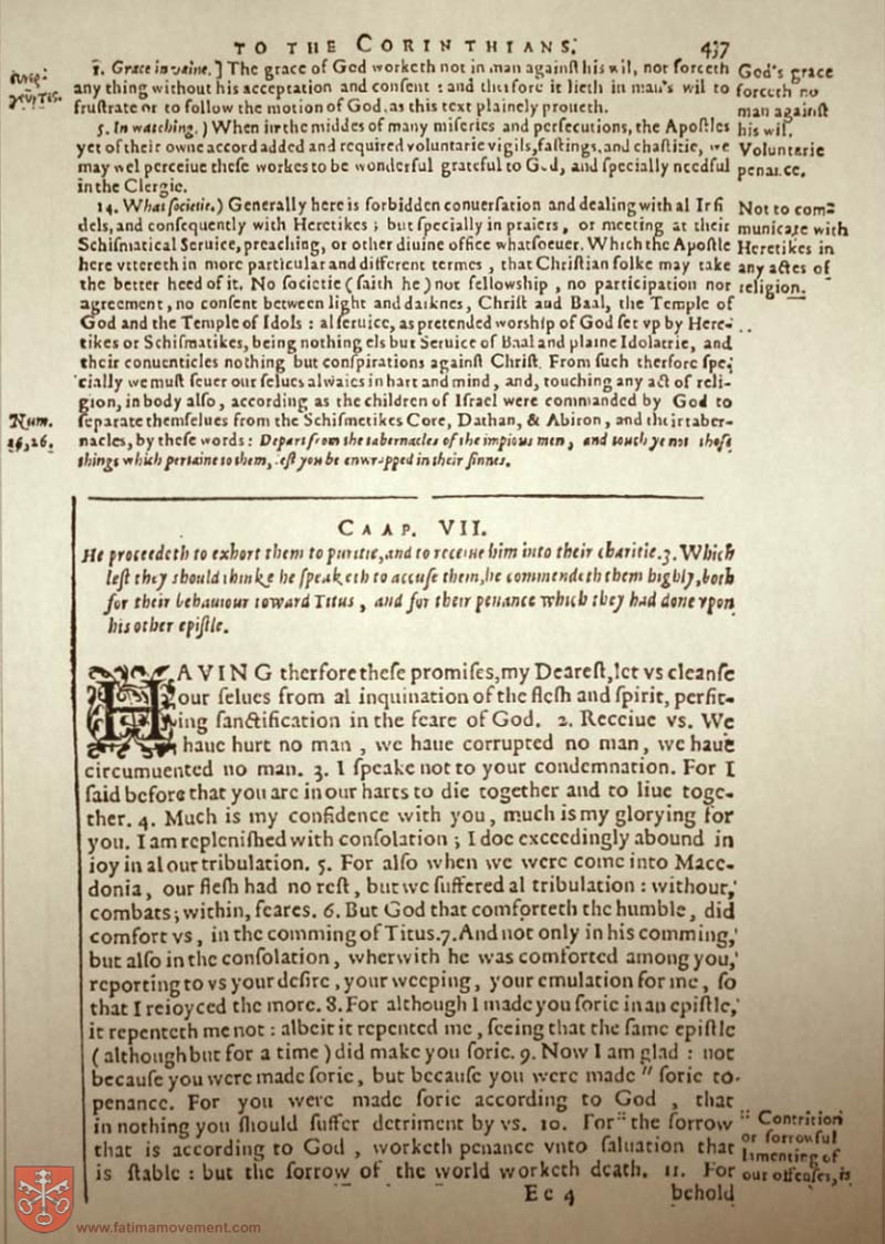 Original Douay Rheims Catholic Bible scan 2726