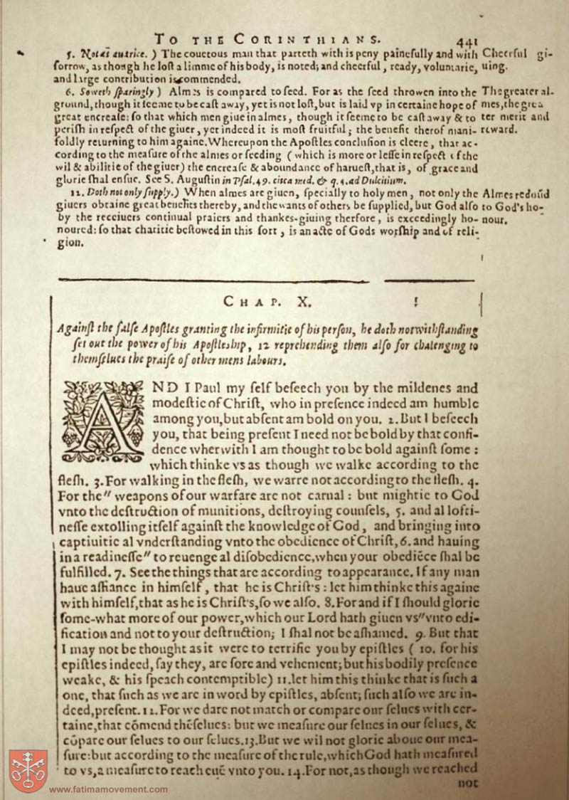 Original Douay Rheims Catholic Bible scan 2730