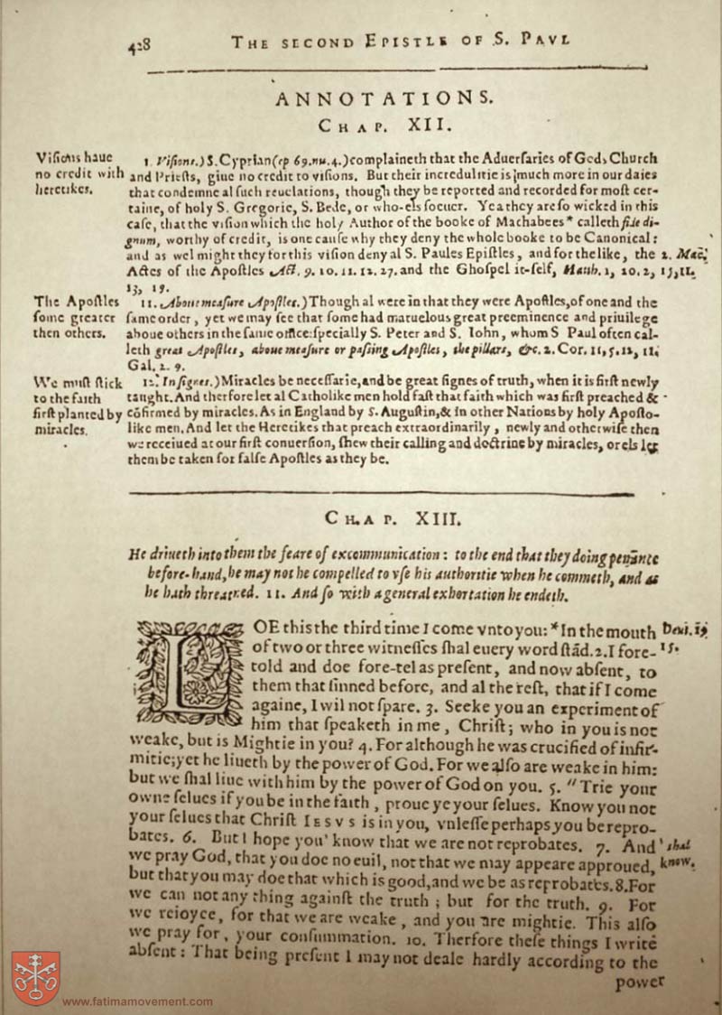 Original Douay Rheims Catholic Bible scan 0000