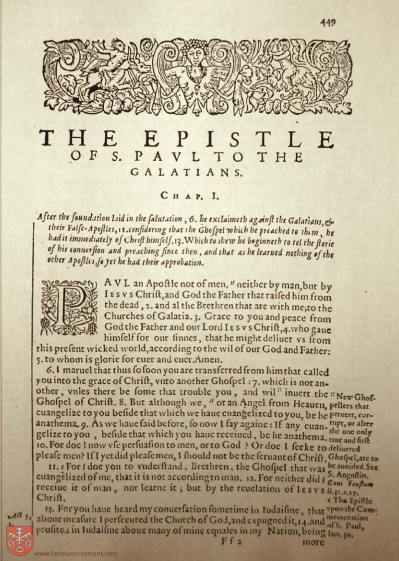 Original Douay Rheims Catholic Bible scan 0000