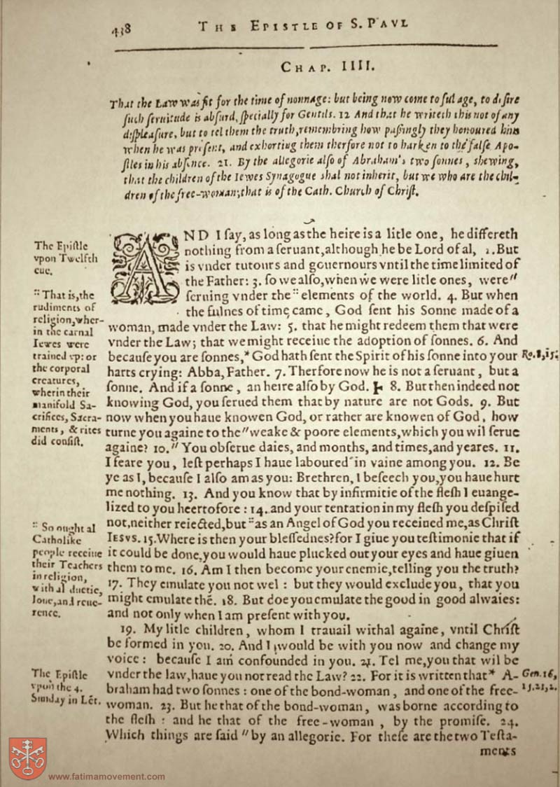 Original Douay Rheims Catholic Bible scan 0000