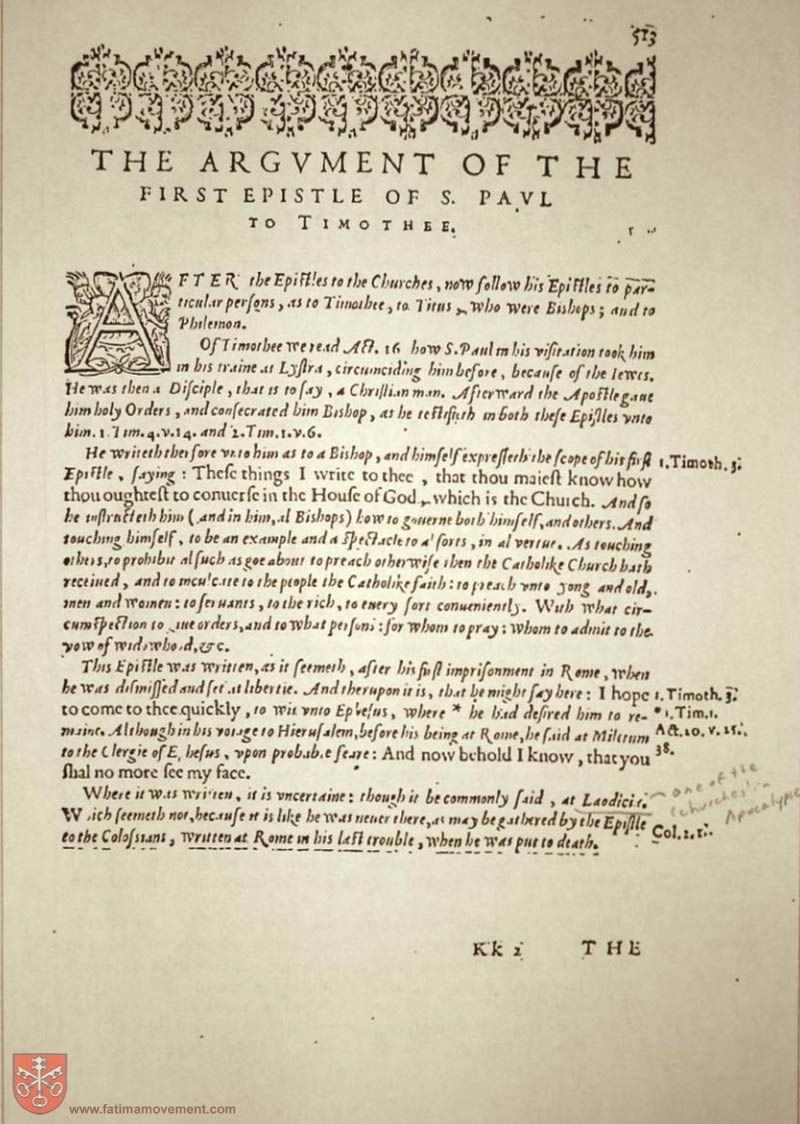 Original Douay Rheims Catholic Bible scan 0000