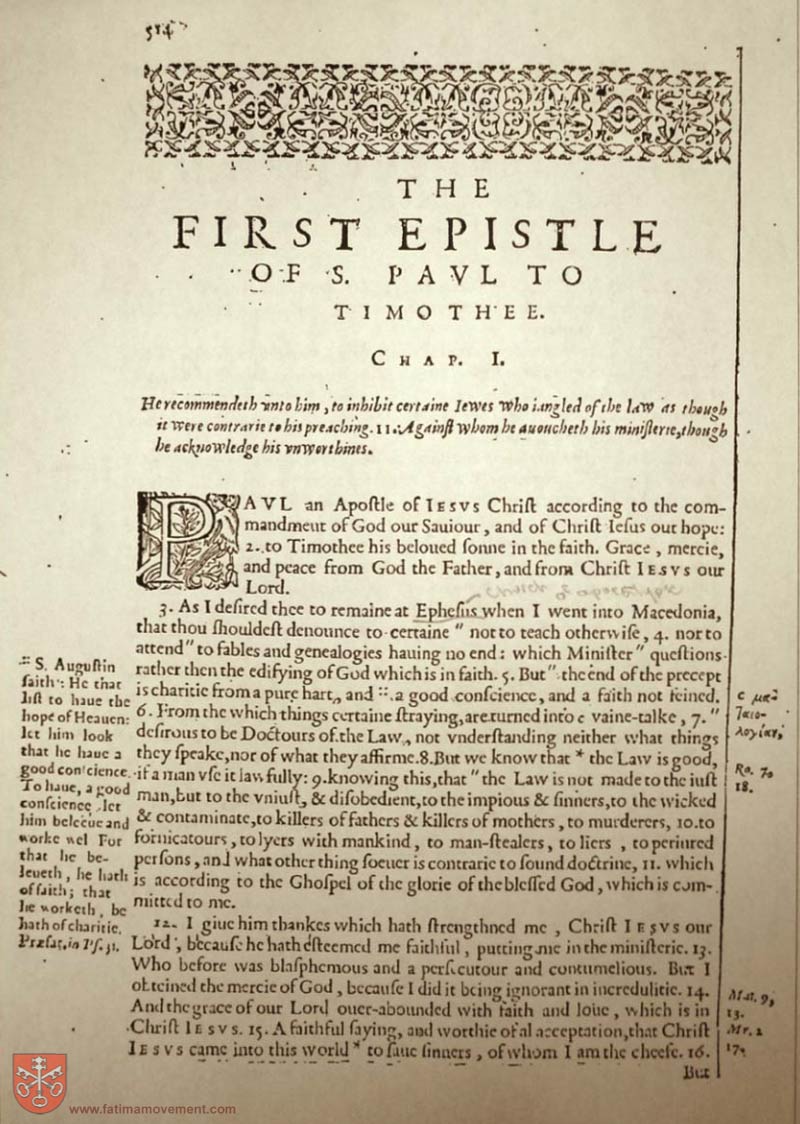 Original Douay Rheims Catholic Bible scan 0000
