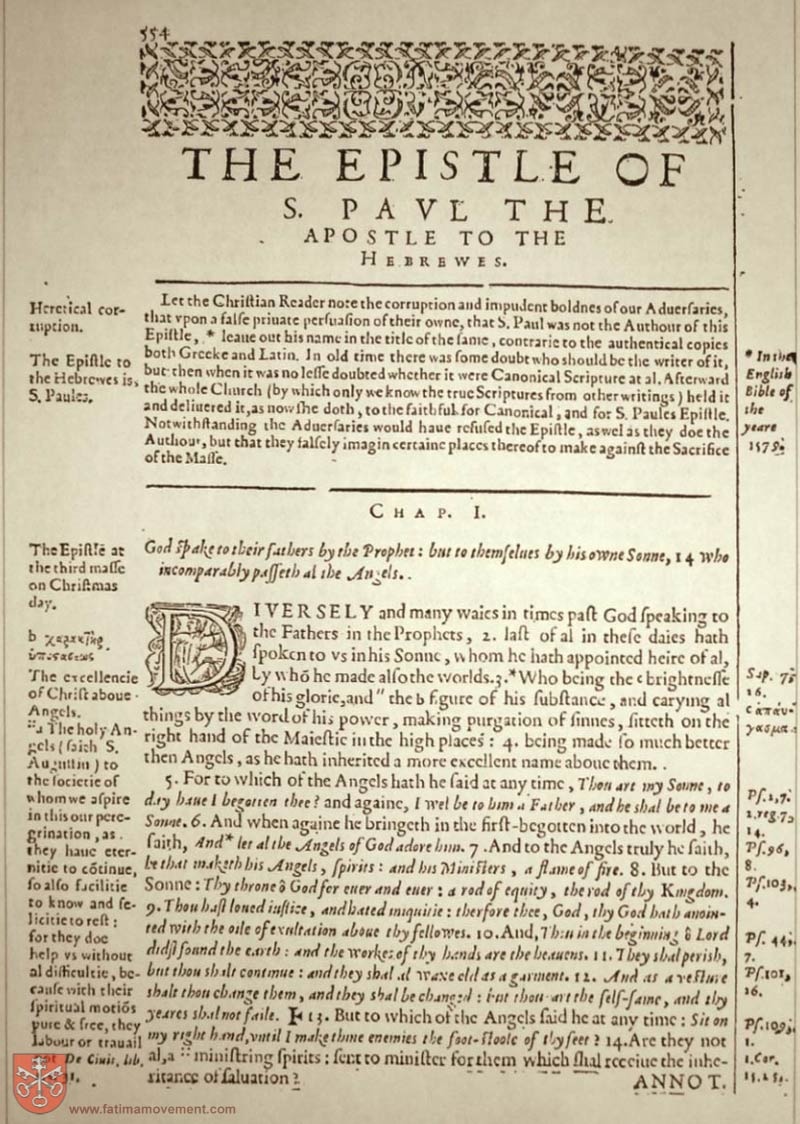 Original Douay Rheims Catholic Bible scan 0000