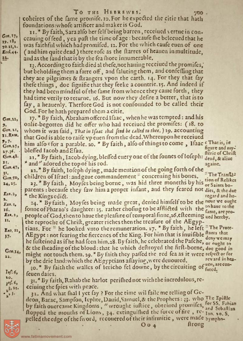 Original Douay Rheims Catholic Bible scan 2871