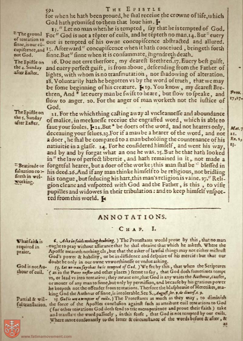 Original Douay Rheims Catholic Bible scan 0000